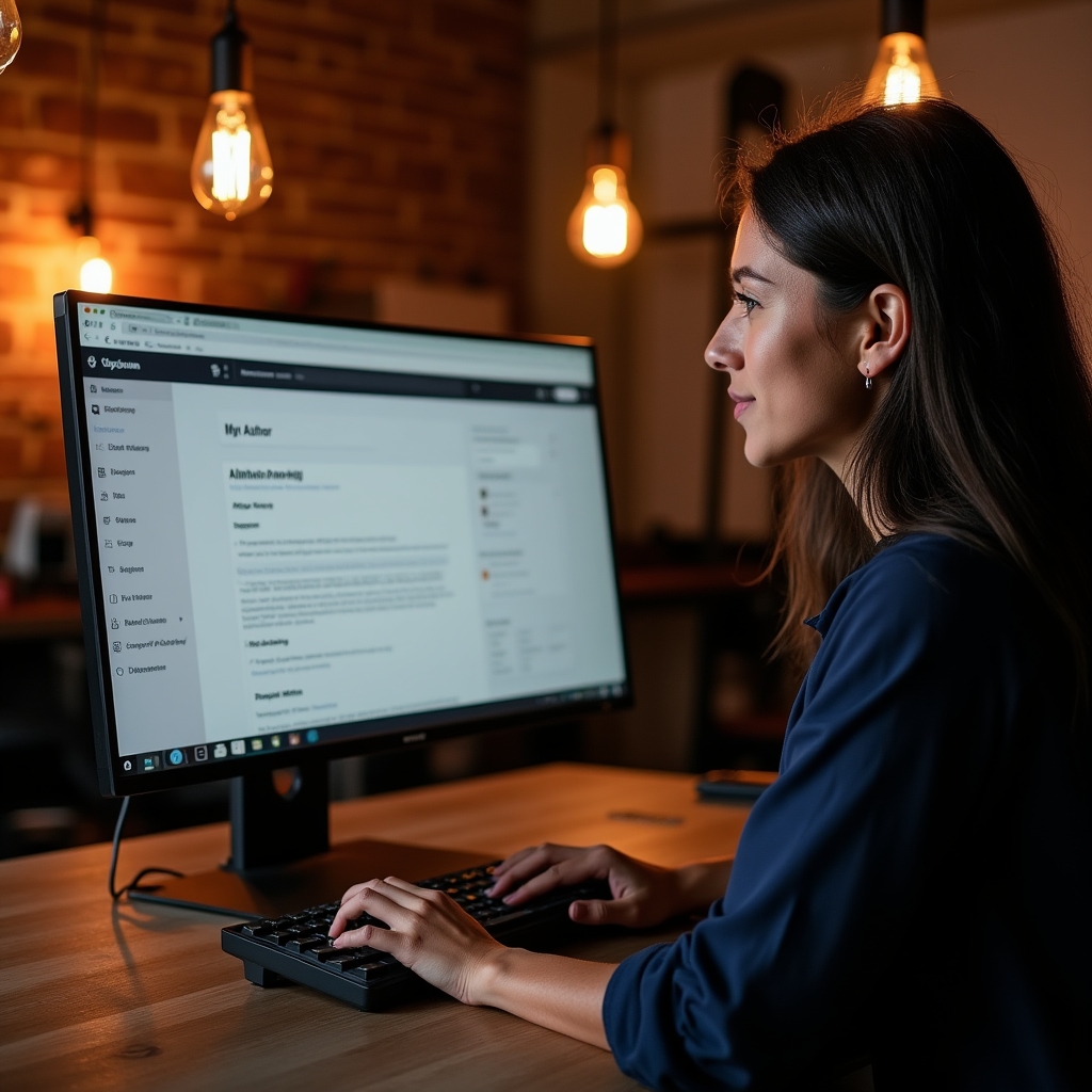 Tvorba autorského profilu na firemním webu
